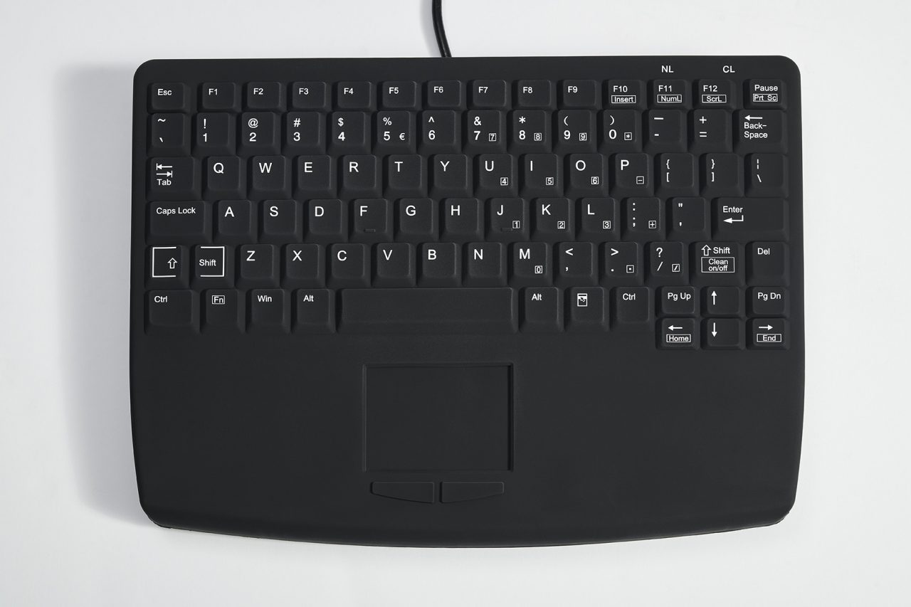 CK82S: Medical Keyboard with Center Touchpad