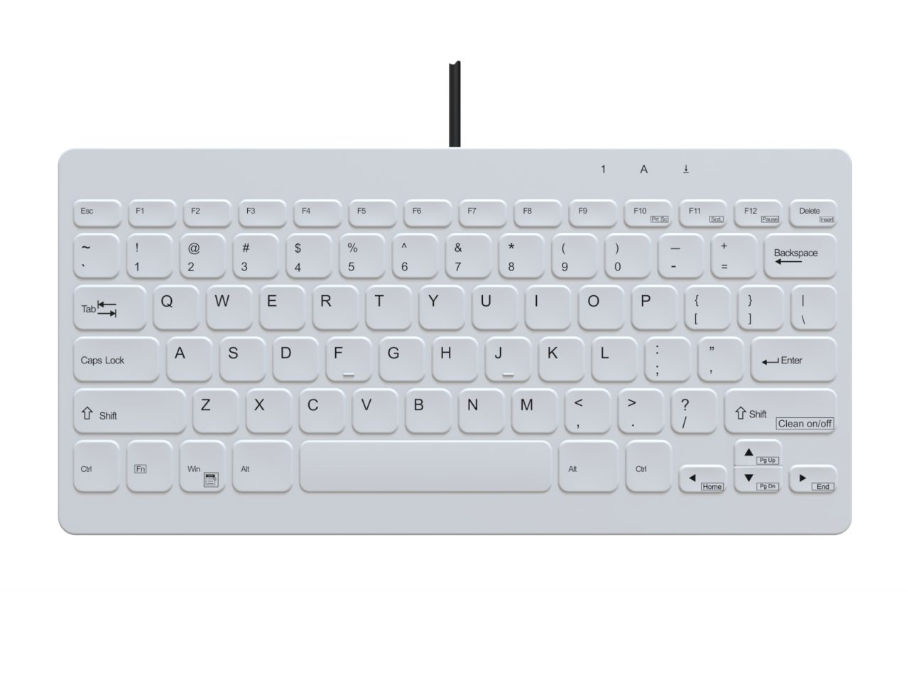 KB-3005: Medical Compact Keyboard – White