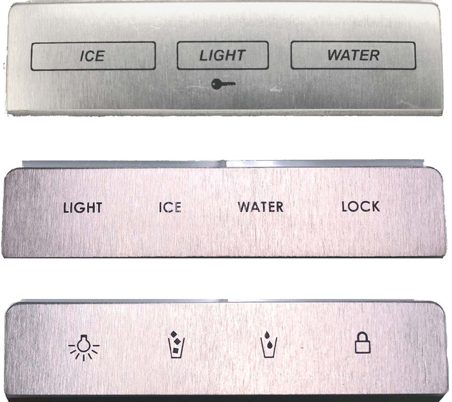 custom control panels for high-end refrigerators