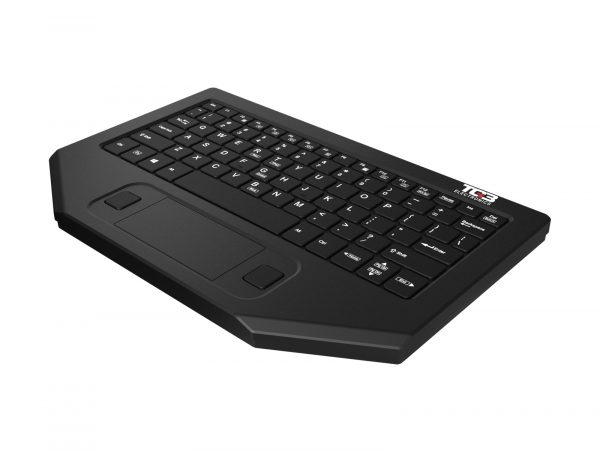 BLTXR rugged, low-profile keyboard (isometric view)