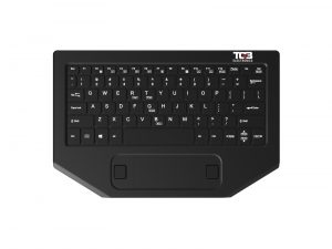 BLTXR rugged, low-profile keyboard (top view)